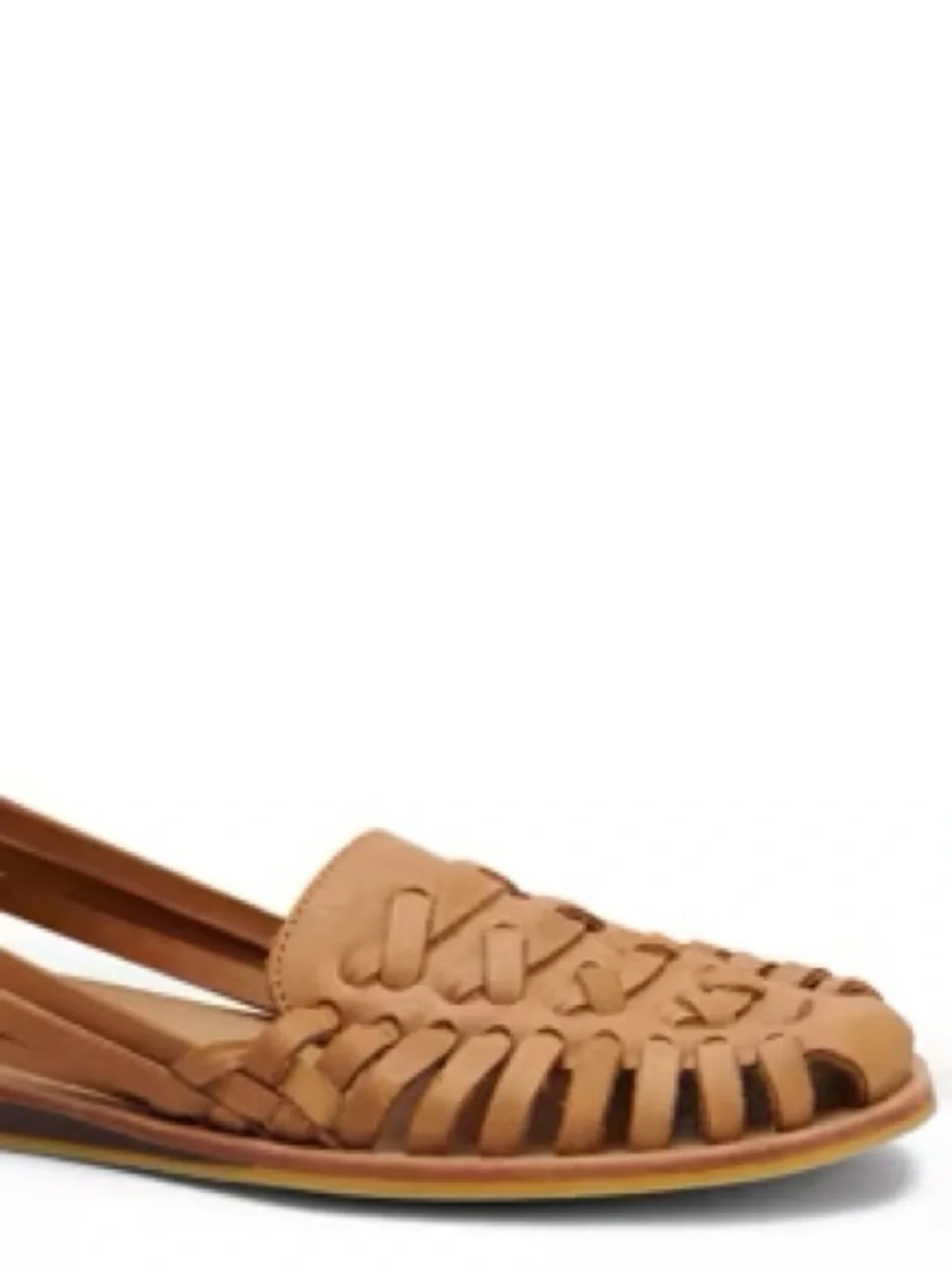 Nisola 10 Woven Leather Huarache Flats Boho Quiet Luxury Preppy Neutral Artisan